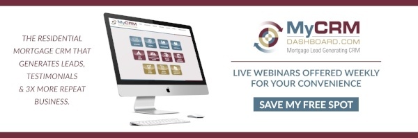MyCRMDashboard Mortgage Lead Generating CRM