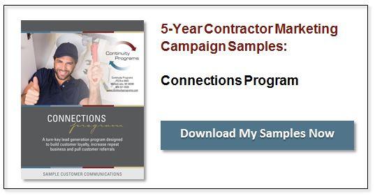 Contractor Marketing 5-Year Campaign Samples