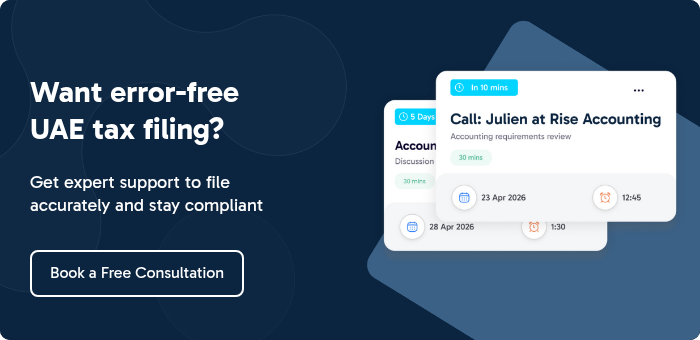 Want error-free UAE tax filing? Get expert support to file accurately and stay compliant