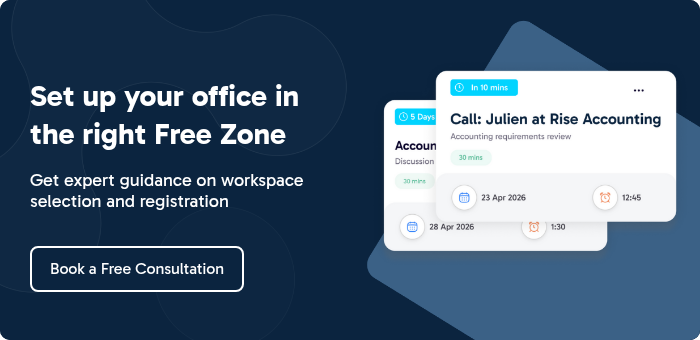 Set up your office in the right Free Zone   Get expert guidance on workspace selection and registration