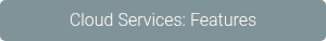 Cloud Services: Features