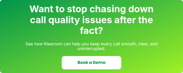 Want to stop chasing down call quality issues after the fact?