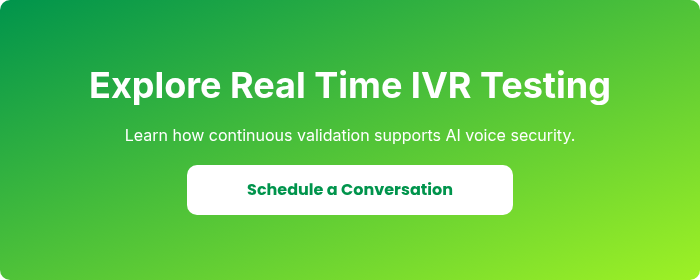 Explore Real Time IVR Testing