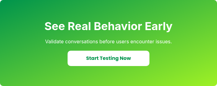 See Real Behavior Early