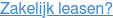 Zakelijk leasen?