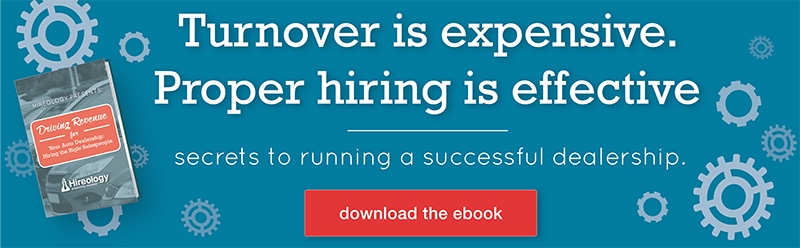 hireology, Hiring for dealerships, hiring salespeople for dealerships, auto dealership hiring, NADA hiring