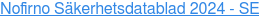 Nofirno Säkerhetsdatablad 2024 - SE
