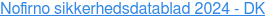 Nofirno sikkerhedsdatablad 2024 - DK