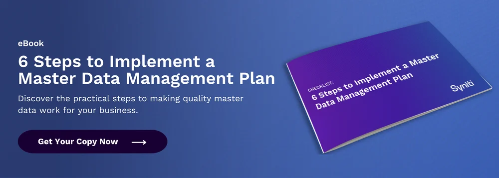6 Steps to Implement a Master Data Management Plan