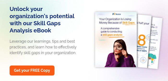 Unlock your organization's potential with our Skill Gaps Analysis eBook     Leverage our learnings, tips and best practices, and learn how to effectively identify skill gaps in your organization.  