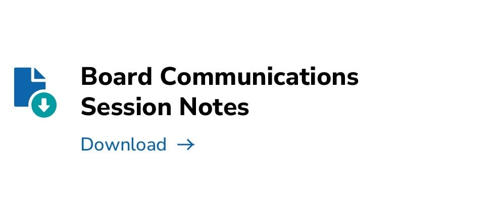 Board Communications Guidebook