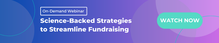 On demand webinar: science-backed strategies to streamline fundraising