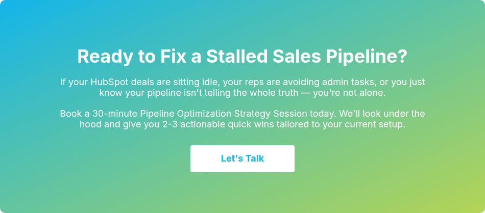 Ready to Fix a Stalled Sales Pipeline?