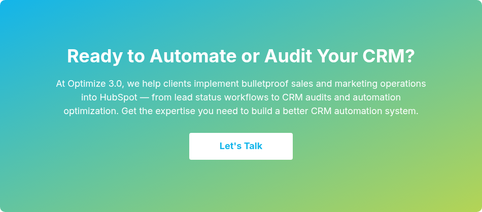 Ready to Automate or Audit Your CRM?