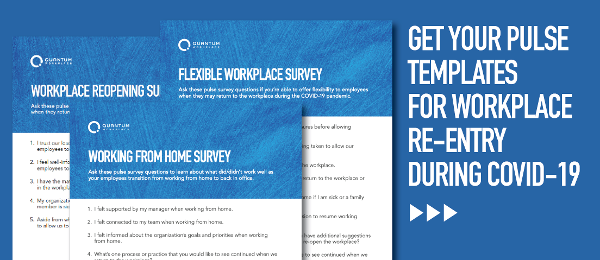 Reopening Pulse Survey Templates